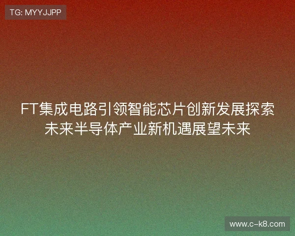 FT集成电路引领智能芯片创新发展探索未来半导体产业新机遇展望未来